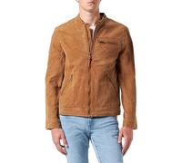 Superdry Vintage Canvas Racer Jacket Giacca, Denim Co Tobacco Brown, M Uomo