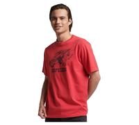Superdry Vintage Crossing Lines Bk Short Sleeve T-shirt Rosso M Uomo