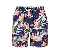Superdry Vintage Hawaiian Swimshort, W2 - Pantaloncini da Bagno Uomo, Navy Paradise, X-Large
