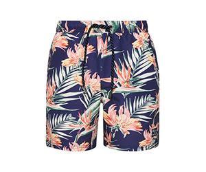 Superdry Vintage Hawaiian Swimshort, W2 - Pantaloncini da Bagno Uomo, Navy Paradise, X-Large