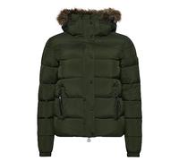Superdry VINTAGE HOODED MID LAYER SHORT, A4 - Imbottito Donna, Surplus Goods Olive,