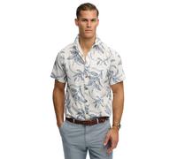 Superdry Vintage Loom Short Sleeve Shirt Bianco L Uomo