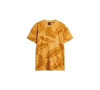 Superdry Vintage Overdye Printed Short Sleeve T-shirt Giallo 3XL Uomo