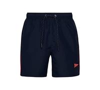 Superdry Vintage Varsity Swimshort, W2 - Pantaloncini da Bagno Uomo, Rich Navy, Small