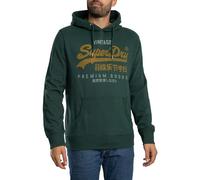 Superdry Felpa 'DUO CLASSIC' curry / smeraldo / bianco Uomo Superdry XL