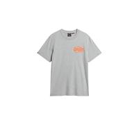 Superdry VL Embroidered Relaxed Tee T-Shirt, Grigio, XXL Unisex-Adulto