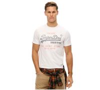 Superdry Vl Heritage Relaxed Short Sleeve T-shirt Bianco M Uomo