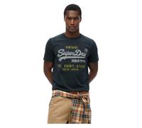 Superdry Vl Heritage Relaxed Short Sleeve T-shirt Blu M Uomo