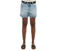 SUPERDRY W MID RISE CUT OFF SHORT 28