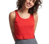 Superdry Women's Vintage Crop T-shirt senza spalline gialla S