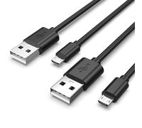 Superer 3,0M+3,0M Cavo Micro USB Compatibile con Sony Joystick PS4 | Compatibile con Playstation 4, Kindle, Xbox One S/X, Roku, Fire Tablet, Fire TV Stick, Smartphone Android