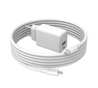 Superer Caricabatterie 20W USB C Tipo C Caricatore per Xiaomi 9/8/9T/9T Pro/MI(9,8) LITE/Poco M3,Redmi 9/8/9T/9S/8T/8A/Note(9,8,7)/Note(8,7) Pro alimentatore da muro ricarica rapida con cavo