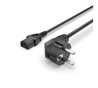 Superer Cavo di Alimentazione C13 a 3 Poli da 1.2 m - Compatibile con Samsung, Dell, BenQ, LG, Sony, Panasonic, per Acer, Compaq LCD, TV al Plasma, Monitor LED - Cavo di Alimentazione EU