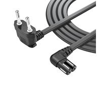 Superer Cavo di Alimentazione TV C7 5M Spina EU 90° - Nero | Compatibile con Samsung, LG, Sony, per Hisense, Panasonic, per Philips, TCL Roku, TV LCD, LED, Smart TV e 4K
