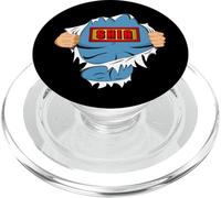 Supereroe di nome sciita per ragazzi chiamati sciiti PopSockets PopGrip per MagSafe