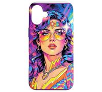 Supereroe Femminile Rock Star Custodia per iPhone 16 Plus