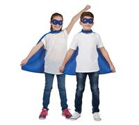 Supereroe Mantella & Maschera Bambini Libro Giorno Costume Kit