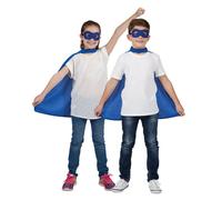 Supereroe Mantella & Maschera Bambini Libro Giorno Costume Kit