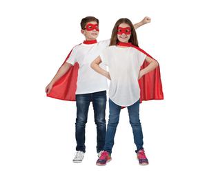 Supereroe Mantella & Maschera Bambini Libro Giorno Costume Kit