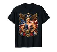 Supereroe Thomas Jefferson Divertente 4 luglio Maglietta