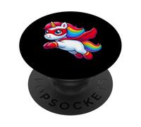 Supereroe Unicorno Divertente Magico Sarcasmo Creatura Mitica PopSockets PopGrip Adesivo