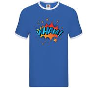 Supereroe Wham Word Art - Uomo Suoneria - Comic Hero Pop Grafico Nuova Heroes
