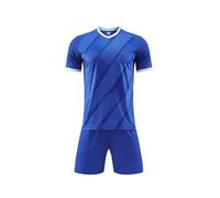 Supereroi Pigiama Bambini Calcio Gioco Bambini Bambini Calcio Manica Corta E Ragazze Calcio Pratica Sport Bambino Vestiti Di Natale Ragazzo, Blu scuro, 9-10 Jahre
