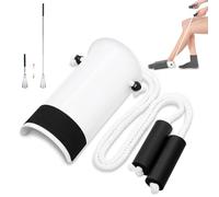 SUPERFA Aiuti per mettere e togliere i calzini, aiuto per tirare i calzini e calzascarpe, facile da tirare per anziani, incinte e disabili