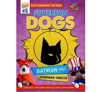 Superfan Dogs: Batman And Superman Comics [Edizione: Stati Uniti]