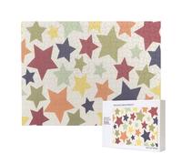 Superficie colorata a stella,Puzzle in legno da 500 pezzi, gioco di famiglia, puzzle per adulti e adolescenti, decorazioni per la casa