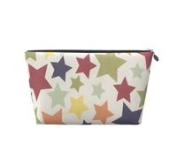 Superficie colorata stella, Borsa da toilette Borsa per trucco Borsa per cosmetici Borsa da toilette da viaggio portatile