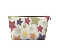 Superficie colorata stella, Borsa per il trucco Borsa per cosmetici Borsa da toilette da viaggio portatile Borsa da toilette