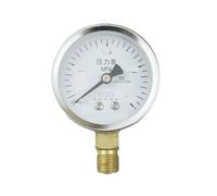 Superficie del manometro radiale Y60 60MM filettatura M14 * 1.5(-0.1-0.15MPA)