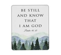 Superficie Liscia Tampone per Mouse, Be Still And Know That I Am God Verse Tappetino per Il Mouse Personalizzato Gaming Mousepad per Ufficio Laptop Notebook