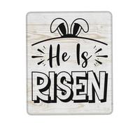 Superficie Liscia Tampone per Mouse, Easter He is Risen Bunny Tappetino per Il Mouse antisfilacciamento Gaming Mousepad per PC Notebook Computer