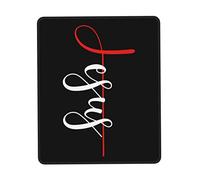 Superficie Liscia Tampone per Mouse, Jesus with The Cross Tappetino per Il Mouse antisfilacciamento Gaming Mousepad per Notebook Laptop Computer