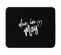 Superficie Liscia Tappetini Mouse, Due in May Baby Bump Maternity Clothes Tappetino per Il Mouse Lavabile Gaming Mousepad per Ufficio Laptop Casa