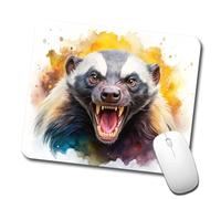Superficie Liscia Tappetino per Il Mouse Angry Mad Honey Watercolor Gaming Mousepad Tappeto Mouse 25x30cm per Ufficio,Laptop,Casa