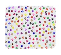 Superficie Liscia Tappetino per Il Mouse Anti-Slip Rubber Mouse-Pad Cute Custom Pattern Dog Footpri Design Gaming Mousepad Tappetino per Mouse 25x30cm per Ufficio,Notebook,PC
