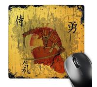 Superficie Liscia Tappetino per Il Mouse Japanese Samurai with Swords Kanji Brave Energy Samurai Symbols 25X30Cm, Tampone per Mouse Personalizzato Gaming Mousepad per Laptop Notebook Pc