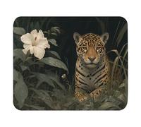 Superficie Liscia Tappetino per Il Mouse Leopard Sitting in The Grass Gaming Mousepad Tappetino Mouse 25x30cm per Ufficio,PC,Computer