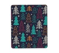 Superficie Liscia Tappetino per Il Mouse, Merry Christmas Tree, Pratica Tappeto Mouse, Gaming Mousepad, 25X30cm, PC, Notebook, Laptop