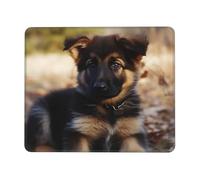 Superficie Liscia Tappetino per Il Mouse, Shepherd German Puppy, Confortevole Tappetini Mouse, Mousepads, 25X30cm, Ufficio, Computer, Laptop