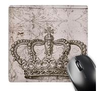 Superficie Liscia Tappetino per Il Mouse Vintage Bronze Crown 25X30Cm, Tampone per Mouse Multifunzionale Gaming Mousepad per Notebook Laptop Ufficio