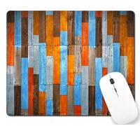 Superficie Liscia Tappetino per Il Mouse Vintage Wood Customized Rectangle Gaming Mousepad Tappeto Mouse 25x30cm per PC,Casa,Computer