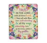 Superficie Liscia Tappetino per Mouse, Trust in The Lord with all Your Heart Tappetino per Il Mouse Antipolvere Gaming Mousepad per Computer PC Notebook