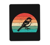 Superficie Liscia Tappeto Mouse, Chickadee Retro Sunset Tappetino per Il Mouse Pratica Gaming Mousepad per Ufficio Casa PC