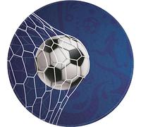 Superficie Liscia Tappeto Mouse, Round Football in The Net Gaming Tappetino per Il Mouse Antipolvere Gaming Mousepad per Casa Ufficio Laptop