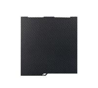 Superficie riscaldata del letto della stampante Piastra di costruzione combinata da 256x268 mm in lamiera di acciaio for molle a doppia faccia(Orange)