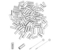 SUPERFINDINGS 100 pz Spilla Spilla Stopper Spilla Stick Supporto Spilla Da Bavero Cappuccio Terminale con Silicone All'Interno Chiusura di Bloccaggio Spilla Keepers Stoppers Bavero Sciarpa Cappello